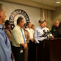 Tropical Storm Nate briefing and press conference with Gov. Rick Scott at the Emergency Operations Center Oct. 6, 2017